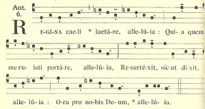 Gregorianischer Choral Regina_caeli