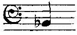 Aus dem Autograph von Lullys Ballett "Die Prinzessin von Elis" ()