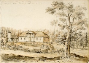 Moniuszkos Geburtshaus in Ubiel nahe Minsk (Napoleon Orda)