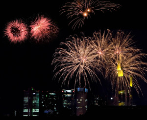 Feuerwerk in Frankfurt - fehlt nur noch der passende musikalische Rahmen (Heptagon)