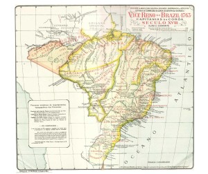 coelho neto Karte des Königreichs Brasilien aus dem Jahr 1763 ()