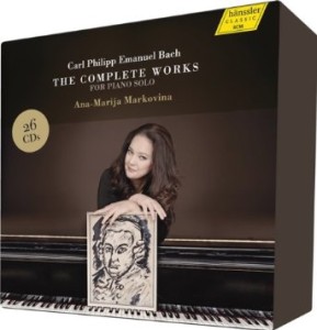 markovina Ana-Marija Markovina spielte C.Ph.E. Bachs schwergewichtiges Werk für Klavier solo auf 26 CDs ein ... (Hänssler, 2014)