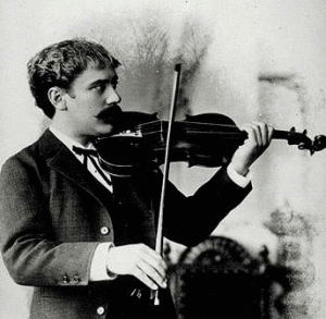 sarasate Pablo de Sarsate bei einem seiner legendären Auftritte (Composers of Spain, p.d.)