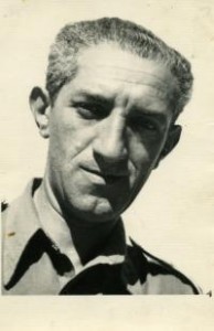 H.W,. der Urheber der Flipper-Filmmusik, der unzähligen Kindern damit Freude bereitete - hier vom Kriegsende gezeichnet (1944, op unknown, p.d.)