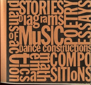 Cover der Antology of Chance Operations, ein Manifest von La Monte Young, Jason Mac Low und anderen Musikern (http://ubu.com/historicalyoung)