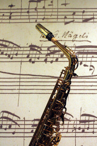 Mundstück eines Altsaxophons (f3559080 Rama)