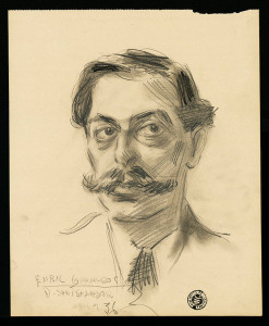 Enric Granados (1867 - 1916), wie ihn David Santsalvador sah (Biblioteca de Catalunya) ...