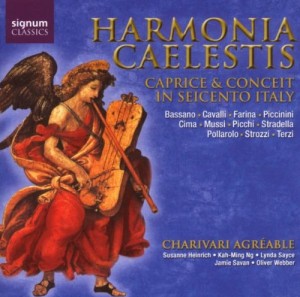 Musik für ein Ensemble aus Zink, Violine und Gambe bietet diese Einspielung mit Werken von Gregorio Strozzi, Francesco Cavalli und anderen (Signum Classics 2007, B0006OR0EY)