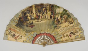 Spanischer Fächer um 1890 (Los Angeles County Museum of Art; www.lacma.org 39.3.1)