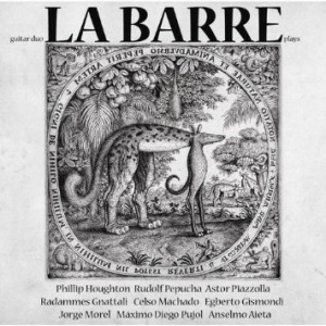 Das La Barre Guitar Duett spielt Werke von Phillip Houghton (Slovart, ASIN: B00AK9QEQU).