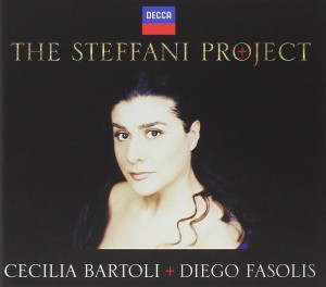 Beim Label Decca erschien vor 2 Jahren Cecilia Bartolis umfangreiche Arien-Sammlung aus Werken Agostino Steffanis (B00F2V036I).