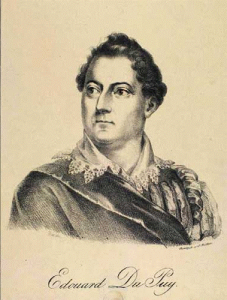 Vermutlich Berwalds Kompositionslehrer Lebemann und in Skandinavien erfolgreicher französischer Komponist Édouard Du Puy (Det Kongelige Bibliotek Kopenhagen 2007 pd-old-base)