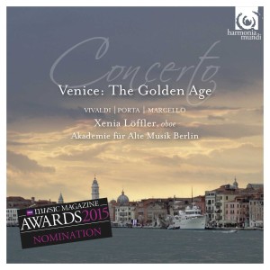 Mit einem der höchsten Musikpreise des Jahres 2015 ausgezeichnet:: Xenia Löfflers CD Venice - The Golden Age mit der Akademie für Alte Musik Berlin (Harmonia Mundi, 2014)