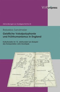 Die vom Verlag Vandenhoeck & Ruprecht 2012 herausgegebene Dissertation von Rebekka Sandmeier erhellt die Musikbeziehungen zwischen England und Frankreich im 15. Jahrhundert, einer Zeit des Aufbruchs (Abhandlungen zur Musikgeschichte 25, ISBN 978-3899719468).