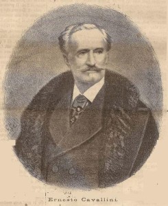 Ernesto Cavallini im Jahr 1873: Der Solist der Mailänder Scala gilt als einer der großen Klarinettenvirtuosen des 19. Jahrhunderts. Ihm widmete Giuseppe Porgo mit der Norddeutschen Philharmonie unter Johannes Moesus eine impulsiv-elegante Einspielung seiner Klarinettenkonzerte Nr. 1 und 2 (CPO/JPC 2011, B00UCOK0H2; Photoquelle: Не указан).