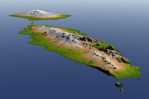 Profilbild des Staates Samoa, der eine reiche - vor allem perkussive und chorische - Musiktradition aufweist (PIA11966 NASA JPL,p.d.)