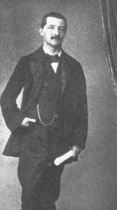 Anton Bruckner 20 Jahre vor der Komposition seiner schon zur Abstraktion tendierenden 5. Symphonie (Joseph Löwy, Wien 1854)