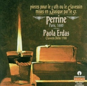 Das Cembalo-Duo Erdas spielte die Lautensuiten von Denis und Ennemond Gaultier ein (B000024MWV, Stradivarius 2006).