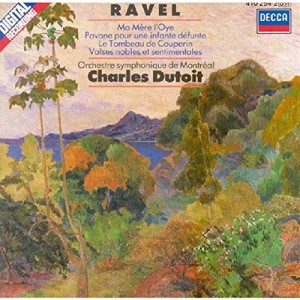 Ravels überaus populäre Suite "Le tombeau de Couperin" wird hier in einer immer noch mustergültigen Interpretation von Charles Dutoit mit dem Symphonieorchester Montréal geboten (B0000041P4, Decca 1990).