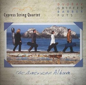 Die auf dem Amerikanischen Album vertrtetenen Kompositionen des Cypress String Quartet sind auch während der Deutschlandtournee im November 2015 zu hören (B00F4MFBVM, Avie Records 2013).
