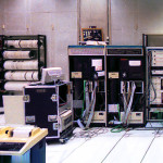 Maschinenraum im Pariser Institut de recherche et coordination acoustique/musique, wo die polnische Komponistin experimentierte und studierte (Martin Guy, 1989).