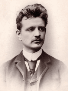 Der Finne Jean Sibelius (1865 - 1957) komponierte sein komplexes Violinkonzert 1903. Die 2. Fassung von 1904-05 wurde am Freitag im Theater Erfurt von Alexandra Conunova, Jahrgang 1980, virtuos und temperamentvoll zelebriert (Unbek. Fotografie 1889-90, p.d.). 