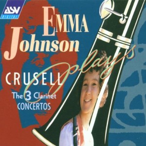 Die Klarinettistin Emma Johnson spielte 1991 alle drei Solo-Konzerte von Bernhard Henrik Crusell ein (B000025RTU, ASV Records).