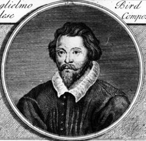 Neben John Bull komponierte William Byrd (1543 - 1643) gerne Instrumentalstücke mit ostinatem Bass (Vandergucht, p.d.).
