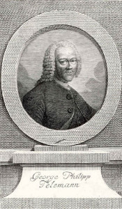 Georg Philipp Telemann (1681 - 1767) nutzt in den 12 Fantasien für die Gambe nicht nur das breite spieltechnische Spektrum des Instruments, sondern bietet damit überdies musterhafte Beispiele intimer Kammermusik der späten Barockzeit (Anonymous engraving, US p.d.).