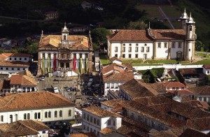 Um 1800 die reichste Stadt der Welt: das spätere Ouro Preto, Geburtsstadt von G. F. da Trindade (Marcello Casal jr.-ABr, 20.4.2003).