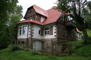 Das Haus des Komponisten Ludomir Różycki (1883 - 1953) im niederschlesischen Zachełmiu (2.9.2010, p.d.)