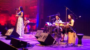 Zu Gast im Erfurt waren am 4. September 2016 vier virtuos spielende Musikerinnen aus Israel: von links nach rechts Miriam Toukan, Racheli Galay, Idan Toledano und Noa Vax (Agnieszka Mederer).