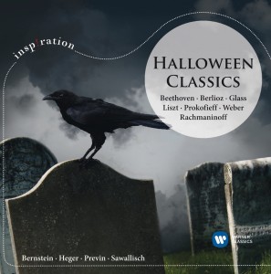 Klassiker zu Halloween stellte Warner Classics in seiner Reihe 'Inspiration' zusammen; unter anderem dirigieren hier André Previn und Leonard Bernstein (B00DYFCXKI, 2013).