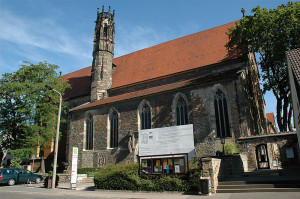 Die diesjährige Feier zur Reformation fand traditionsgemäß als groß angelegter Kantatengottesdienst in unmittelbarer Nähe zu Luthers erster Wirkungsstätte als Mönch, in der Augustinerkirche statt (6.8.2007, Lukas Götz, GNU Free Doc. Lic.).