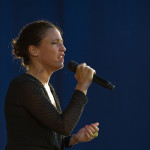 Fado-Größe Carminho hatte 2016 in Mainz bereits ihren dritten großen Auftritt (hier: Palmengarten Frankfurt a.M., 31.7.2012, Aldus Rietveld).