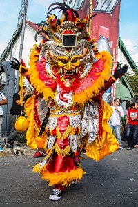 Jedes Mal ein großes Spektakel bietet der Karneval in Concepción de la Vega (Idobi, 8. Februar 2015, CC-Liz.).