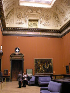 Sowohl das Leben der Künstler als auch die Entstehung und Deutung eines Gemäldes beschäftig(t)en Komponisten: Raum mit flämischer Malerei im Kunsthistorischen Museum Wien (6. Januar 2006, Gryffindor, p.d.)