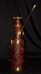 Barockes Rakett oder Raket in einer Rekonstruktion des Musikhauses Moeck von 2008 (Godfrey, 2009, GNU Free Doc. Lic.)