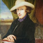 Imanuel Heinrich Lengerich verewigte den jungen Gounod (Ostdeutsche Galerie Regensburg, 30.9.2016, p.d.).