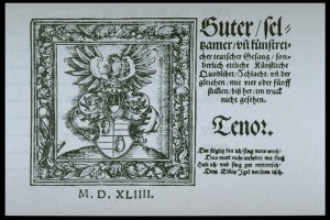 In seinem Liederbuch von 1544 präsentiert Wolfgang Schmeltzl ein Beispiel für ein Quodlibet und beschreibt die Form in der Vorrede (www.aeiou.at, US p.d.).