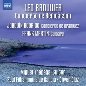 Leo Brouwers Concierto de Benicássim zieht auf dieser CD die Hörer in den Bann (B01C5PTVS4, Naxos 2016). 