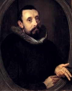 Porträt von Jan Pieterszoon Sweelinck (1562 - 1621), gemalt wohl von seinem Bruder Gerrit Pieters Sweelinck im Jahr 1606 (Gemeentemuseum Den Haag, p.d.)