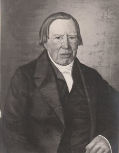 Ole Andreas Lindeman, Musikpädagoge und Organist in Trondheim, wirkte im Übergang zum 19. Jahrhundert nur nebenbei als Komponist (31.7.2008; Foto 1897 nach einer alten Vorlage, CC-Liz.).