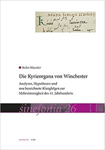 Als 26. Band der Reihe sinefonia des Wolke-Verlags erschien nun Stefan Häusslers Untersuchung zu den Kyrieorgana von Winchester (ISBN 13: 978-3955930264).