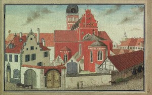 An der Domkirche zu Riga musizieren am heutigen Abend des Neuen Jahrs der Organist Reinis und
