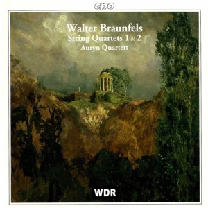 2017 erschien die Aufnahme der bislang wenig Streichquartette 1 und 2 von Walter Braunfels durch das Auryn Quartett (B0000061JE, cpo).