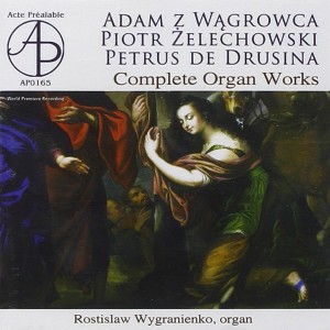 Beim Label Acte Préalable erschien 2008 eine CD mit wichtigen polnischen Orgelwerken aus der frühen Neuzeit, von denen Adams Werke den größten Teil ausmachen (ASIN: B001S3QVLU). 